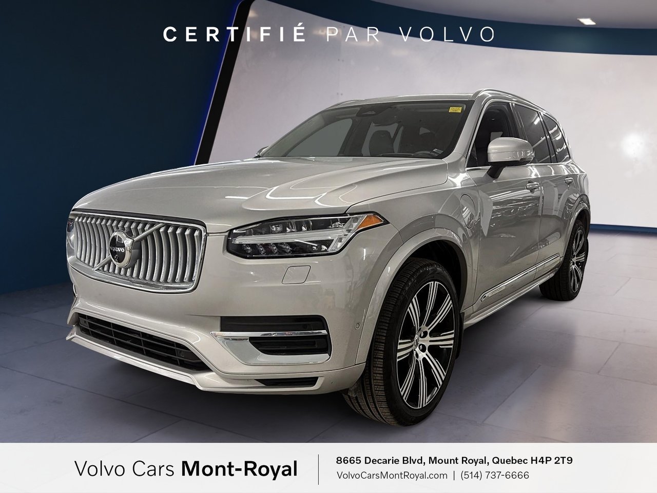 Silver Dawn 2024 Volvo XC90 Recharge T8 Ultimate Bright Theme 7-Passenger eAWD SUV / Crossover All-Wheel Drive Automatic