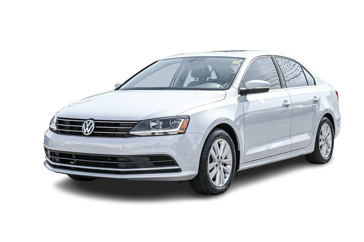 White Silver Met 2017 Volkswagen Jetta Sedan Automatic