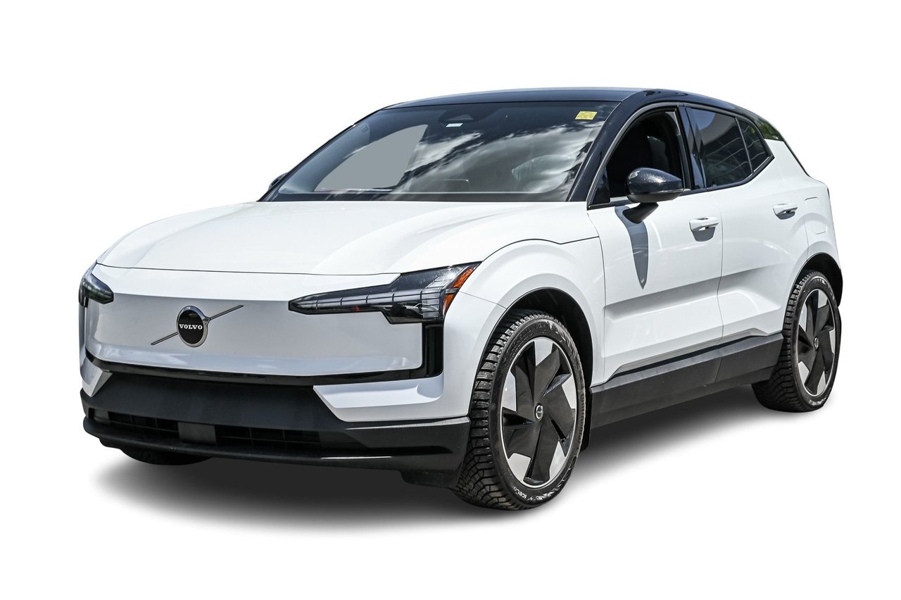 Crystal White Metallic 2025 Volvo EX30 Twin Plus eAWD SUV / Crossover All-Wheel Drive Automatic