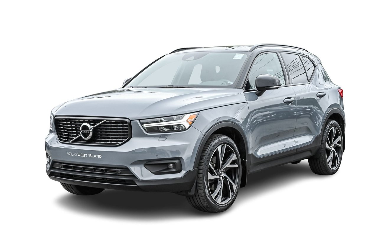 Gray (Thunder Grey) 2022 Volvo XC40 SUV / Crossover All-Wheel Drive Automatic