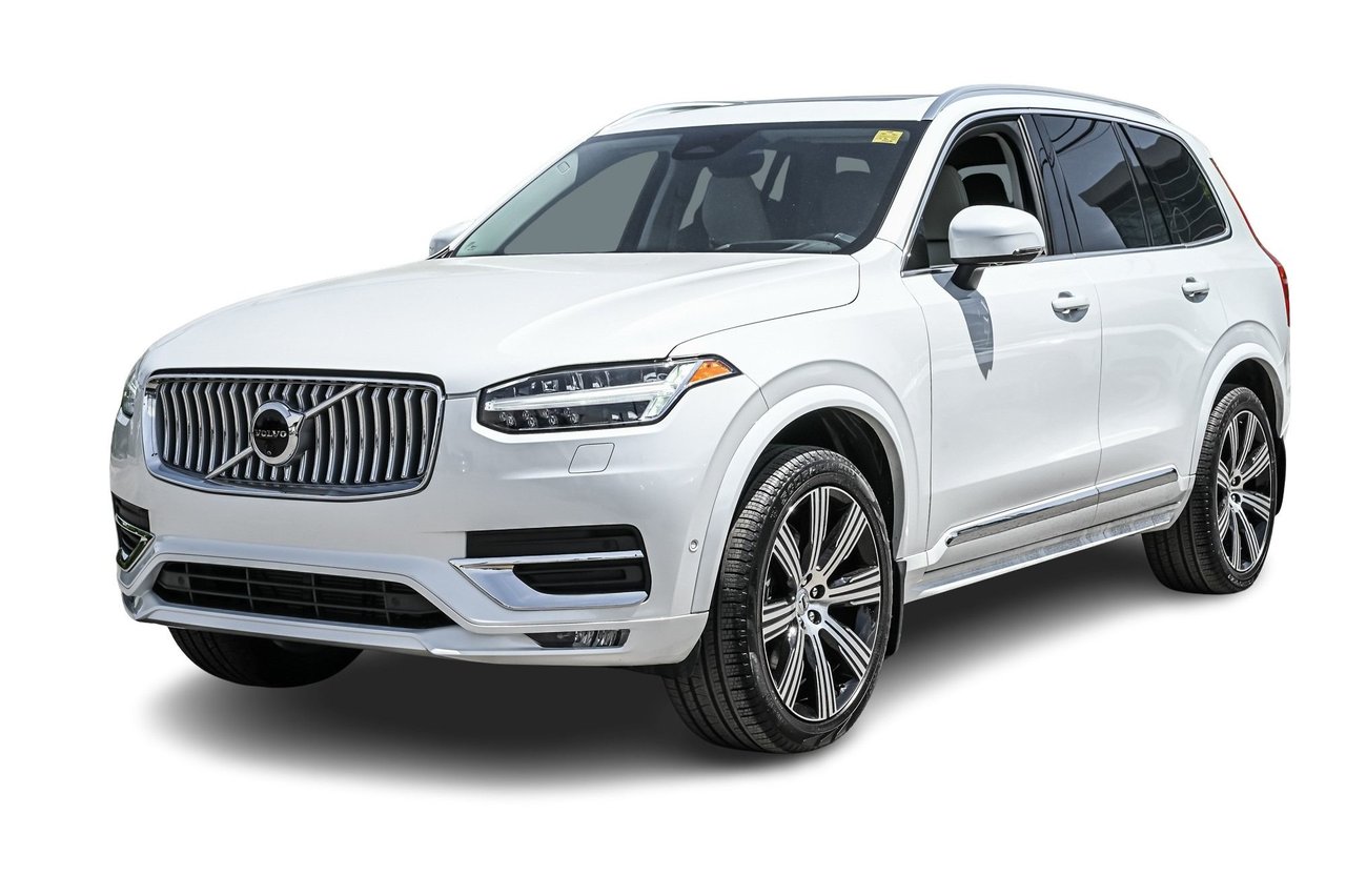 Crystal White Pearl Metallic 2025 Volvo XC90 B6 Ultra Bright Theme 7-Passenger AWD SUV / Crossover All-Wheel Drive Automatic