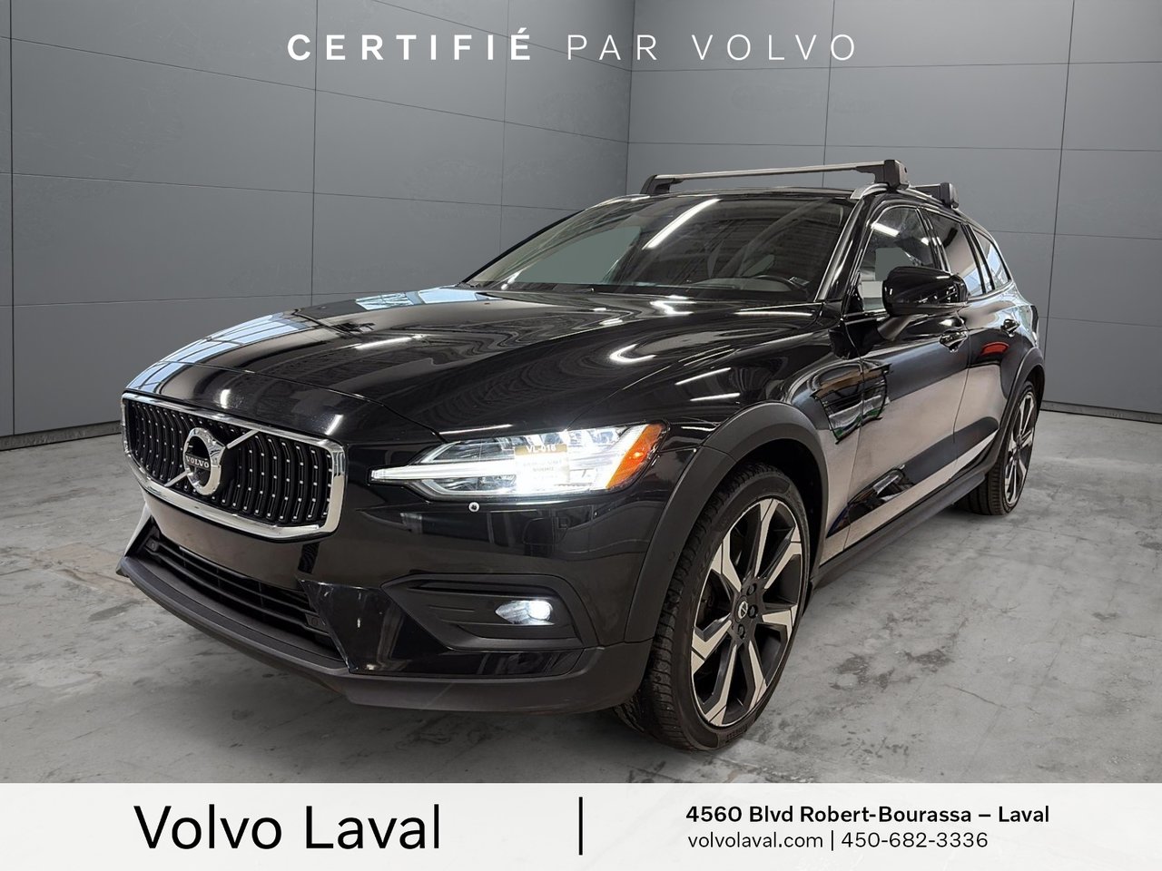 Black 2022 Volvo V60 Wagon All-Wheel Drive Automatic