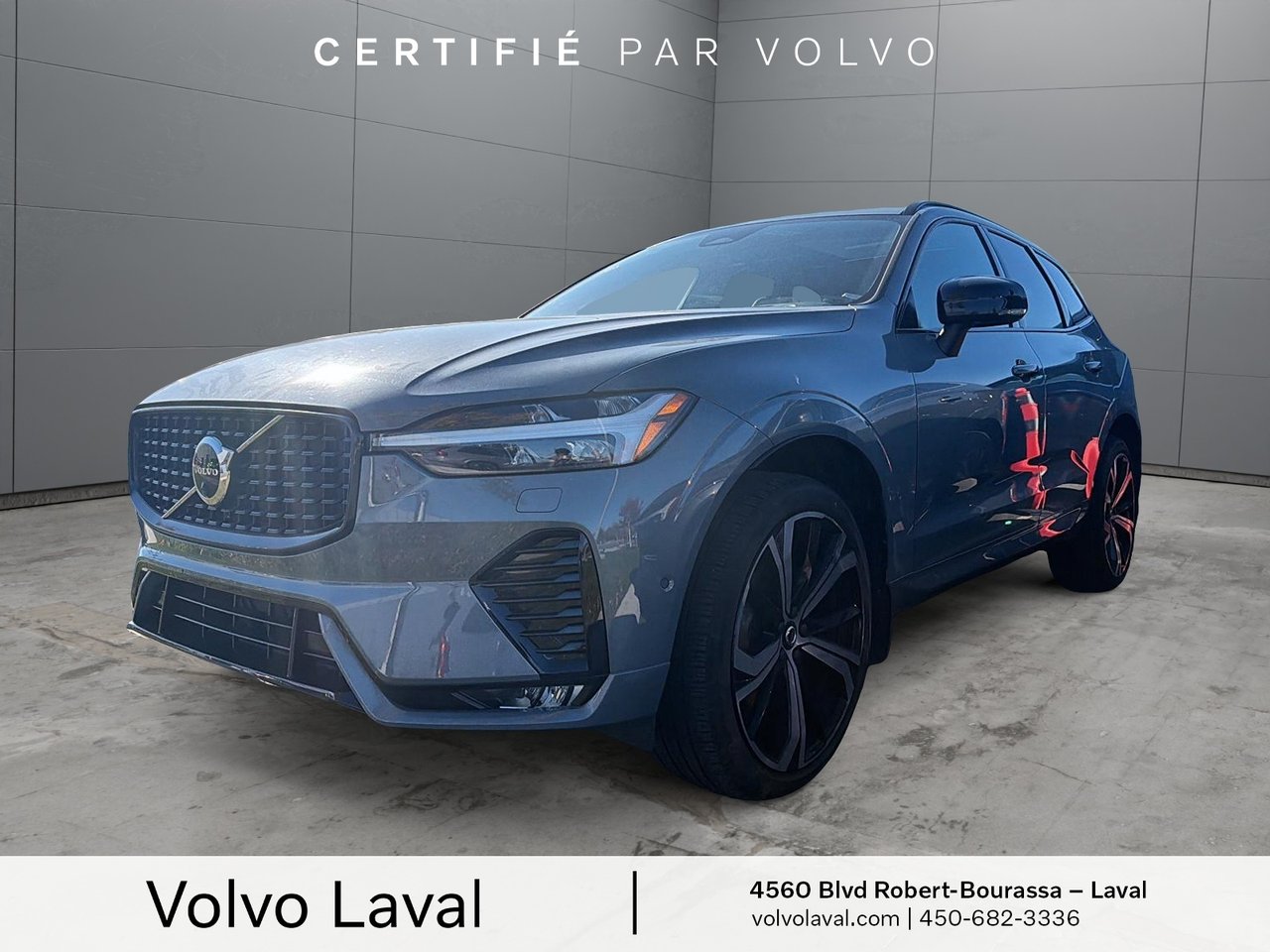 Gray (Thunder Grey) 2022 Volvo XC60 SUV / Crossover All-Wheel Drive Automatic