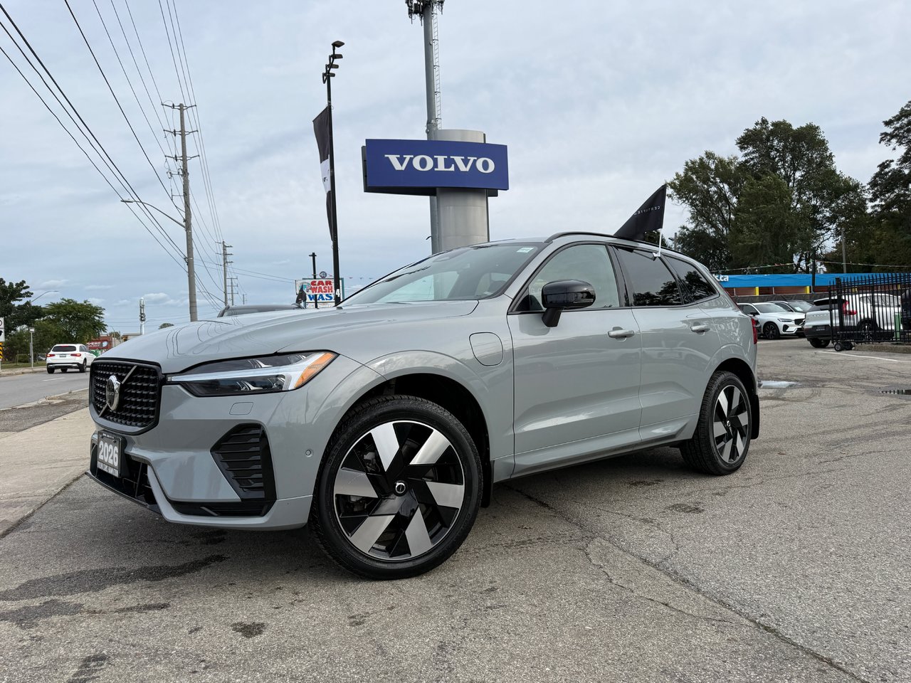 Gray (VAPOUR GREY METALLIC) 2024 Volvo XC60 SUV / Crossover All-Wheel Drive Automatic