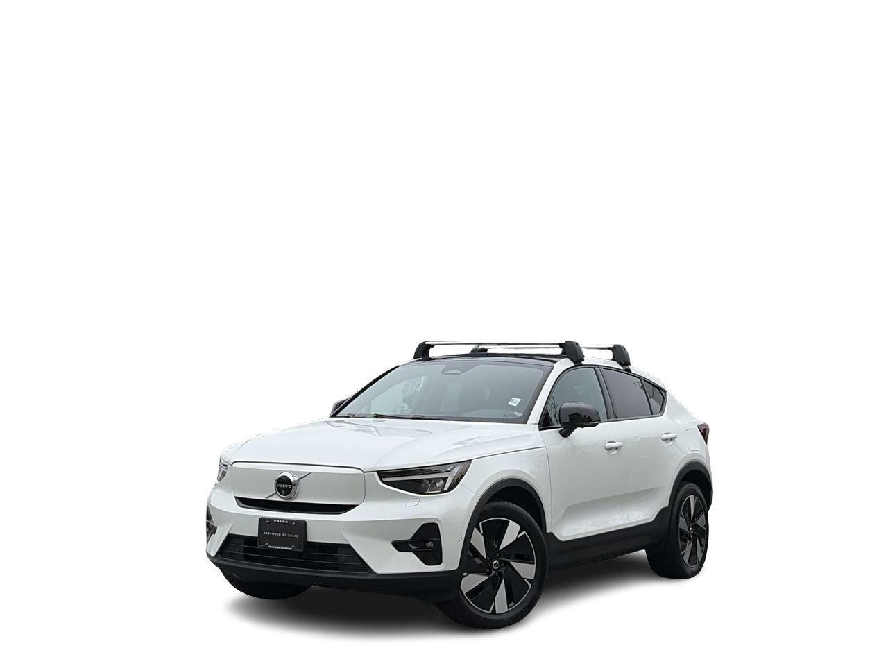 Crystal White Metallic 2024 Volvo C40 Recharge SUV / Crossover Rear-Wheel Drive Automatic