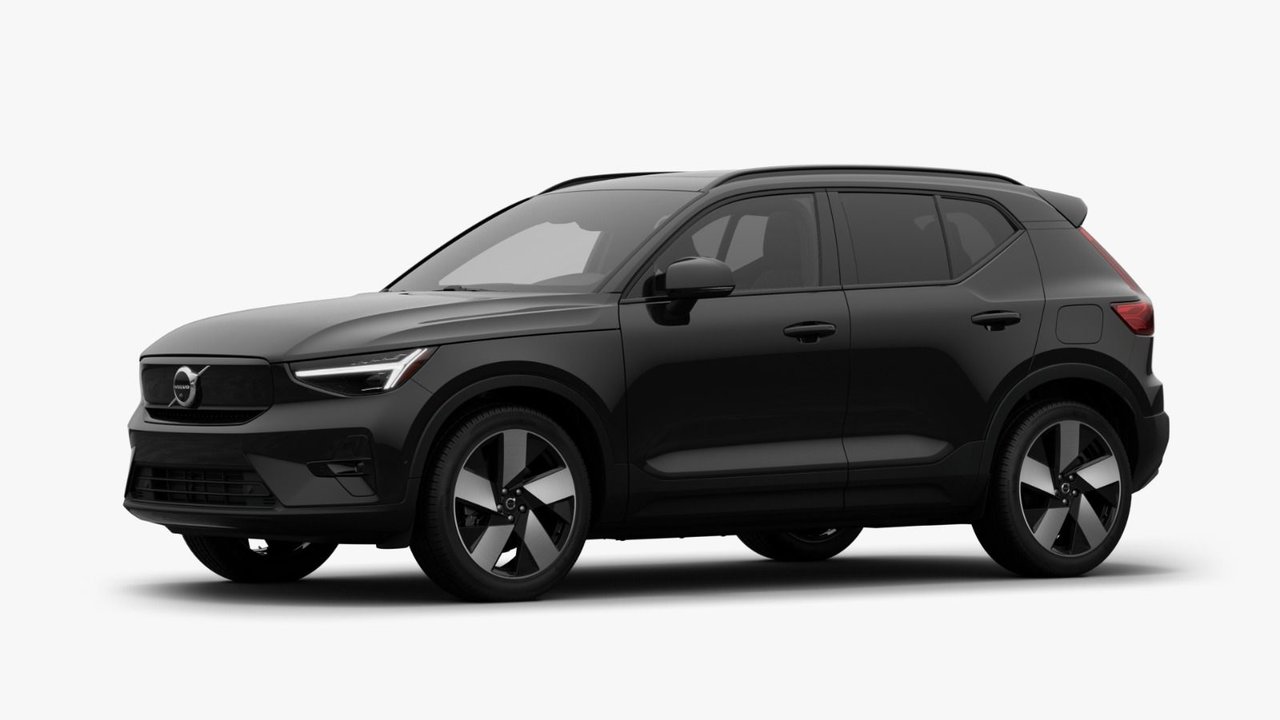 Onyx Black Metallic 2024 Volvo XC40 Recharge Plus RWD SUV / Crossover Rear-Wheel Drive Automatic
