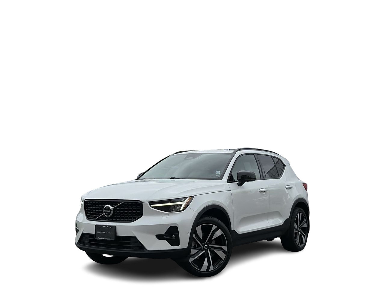 Crystal White Metallic 2024 Volvo XC40 SUV / Crossover All-Wheel Drive Automatic