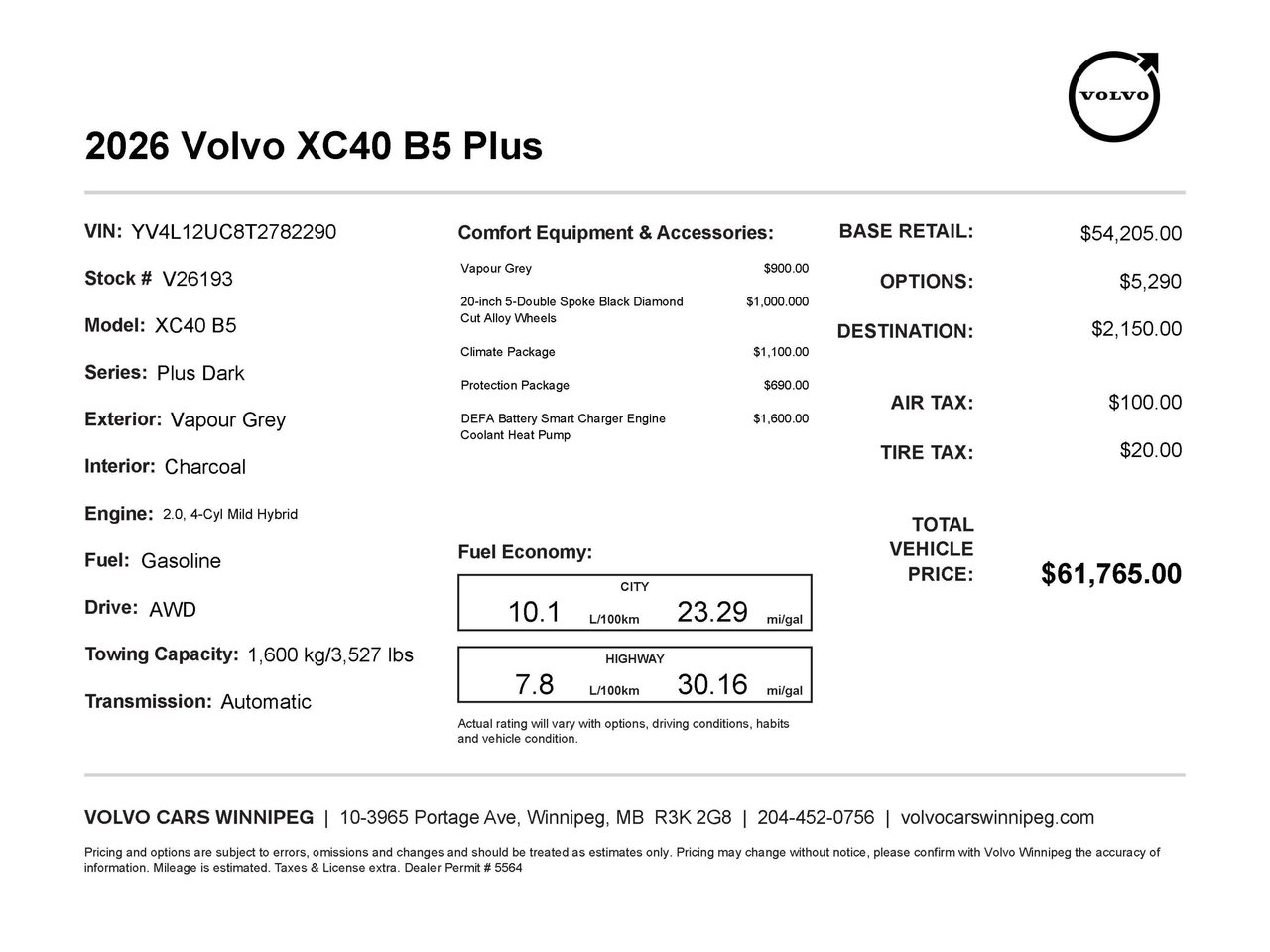 2026 Volvo XC40 Plus Dark Theme-1