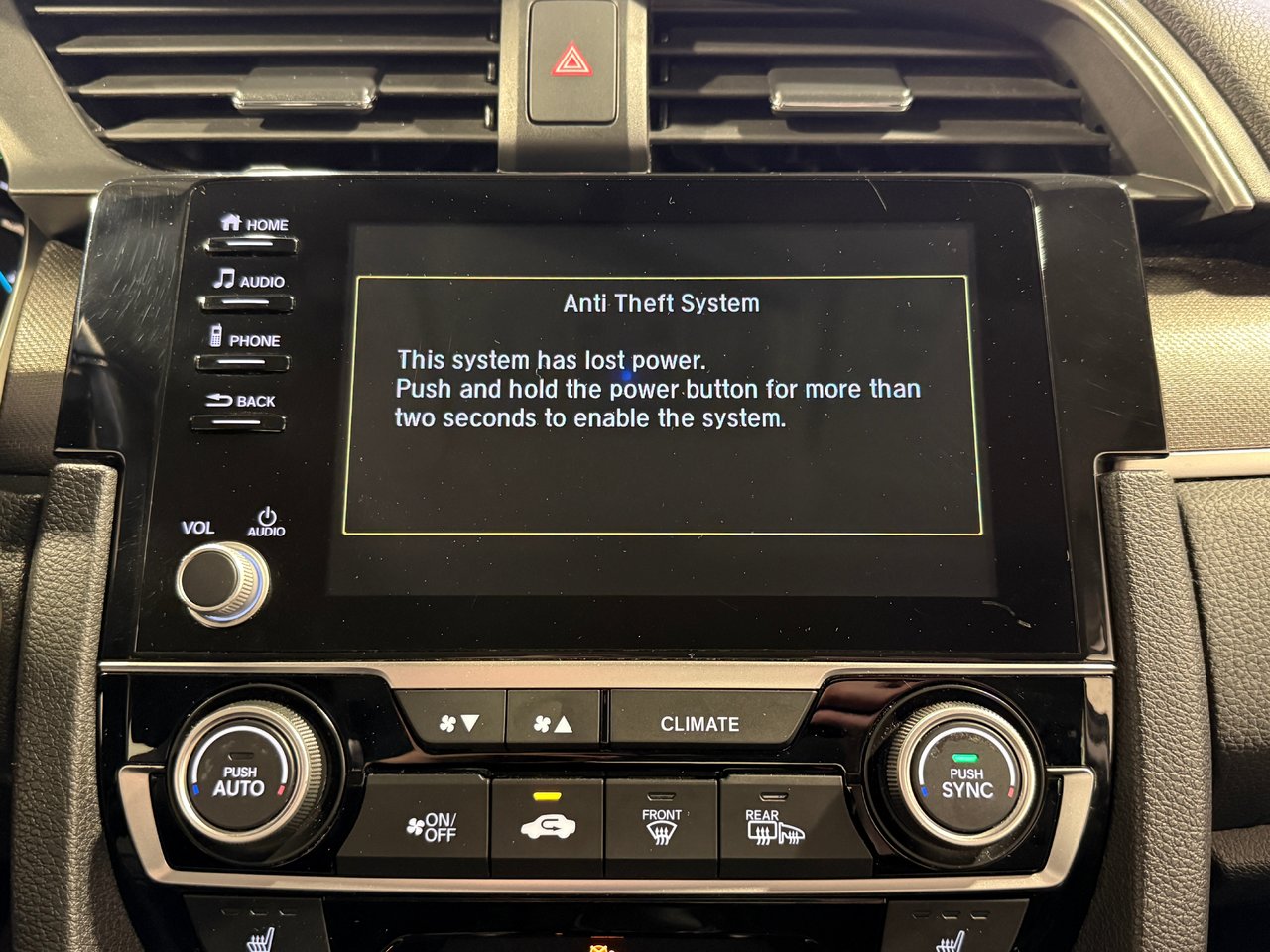 Honda Civic Berline EX 2019-20