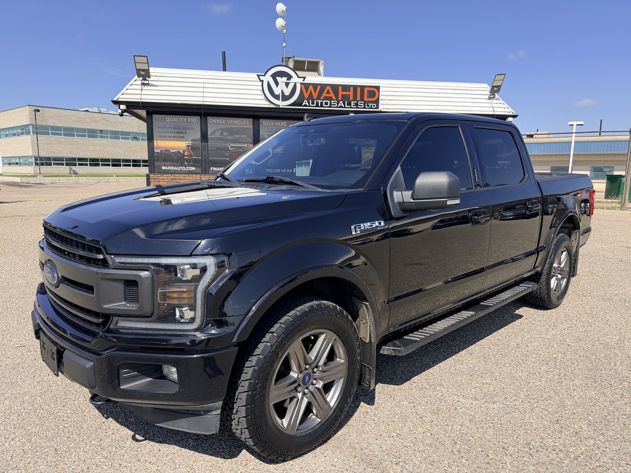 Black 2020 Ford F-150 Pickup Truck Four-Wheel Drive Automatic