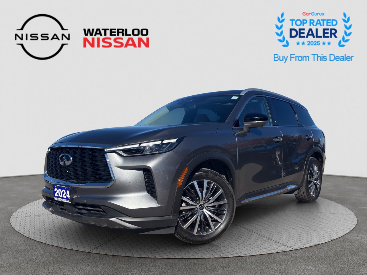 Gray (GRAPHITE SHADOW METALLIC) 2024 INFINITI QX60 SUV / Crossover All-Wheel Drive Automatic