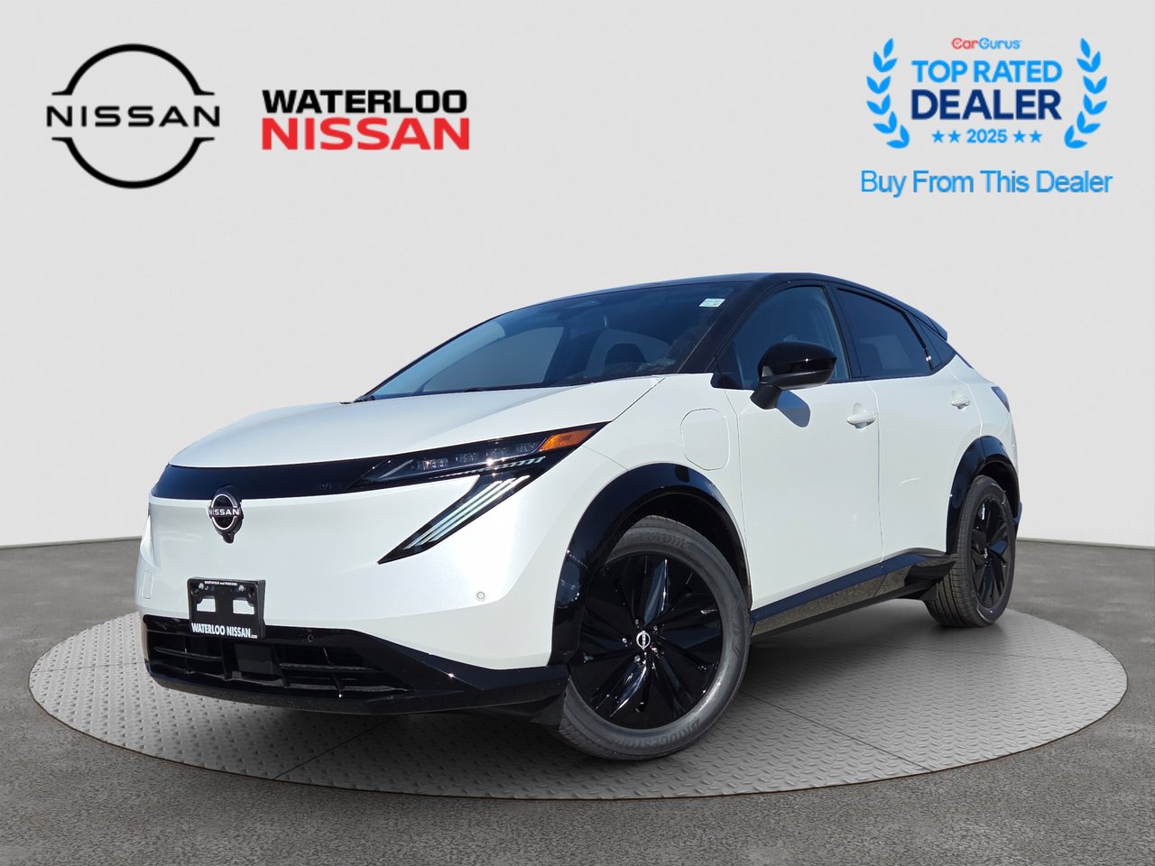 Everest White Pearl Tricoat / Black Diamond Pearl 2027 Nissan Ariya SUV / Crossover  Automatic