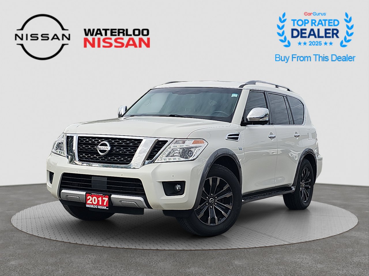 PEARL WHITE 2017 Nissan Armada SUV / Crossover Four-Wheel Drive Automatic