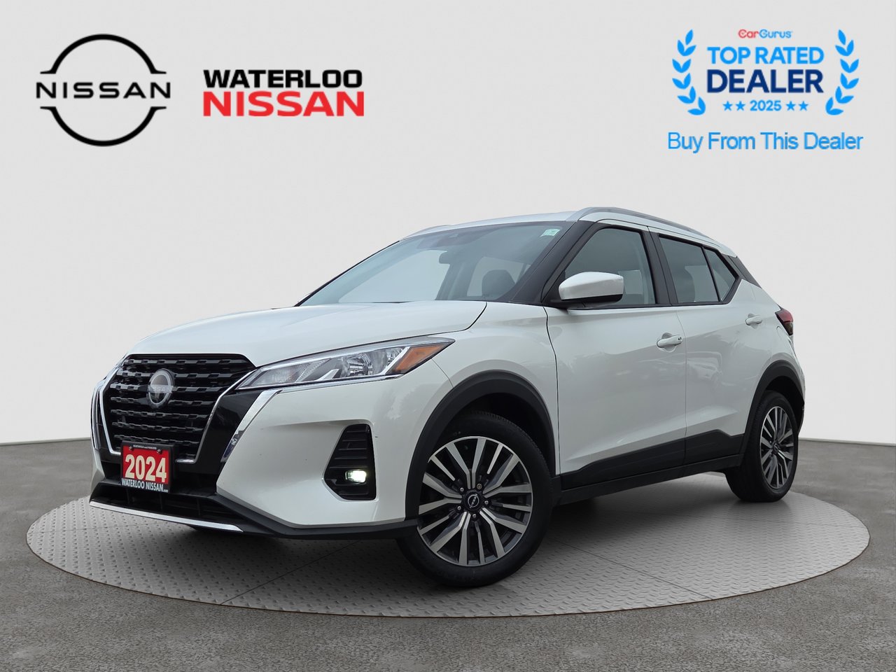 ASPEN WHITE TRICOAT 2024 Nissan Kicks SUV / Crossover Front-Wheel Drive