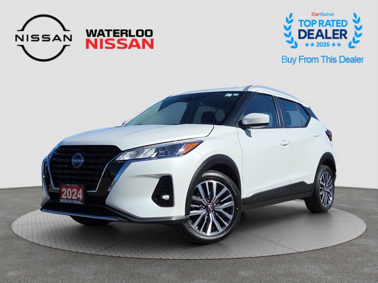 ASPEN WHITE TRICOAT 2024 Nissan Kicks SUV / Crossover Front-Wheel Drive