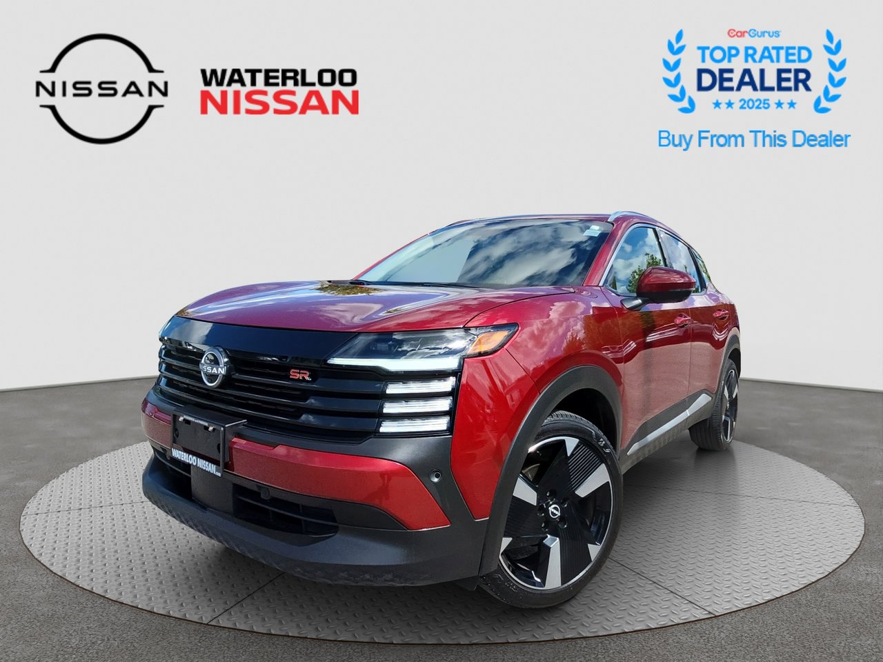 Red (SCARLET EM) 2025 Nissan Kicks SUV / Crossover All-Wheel Drive