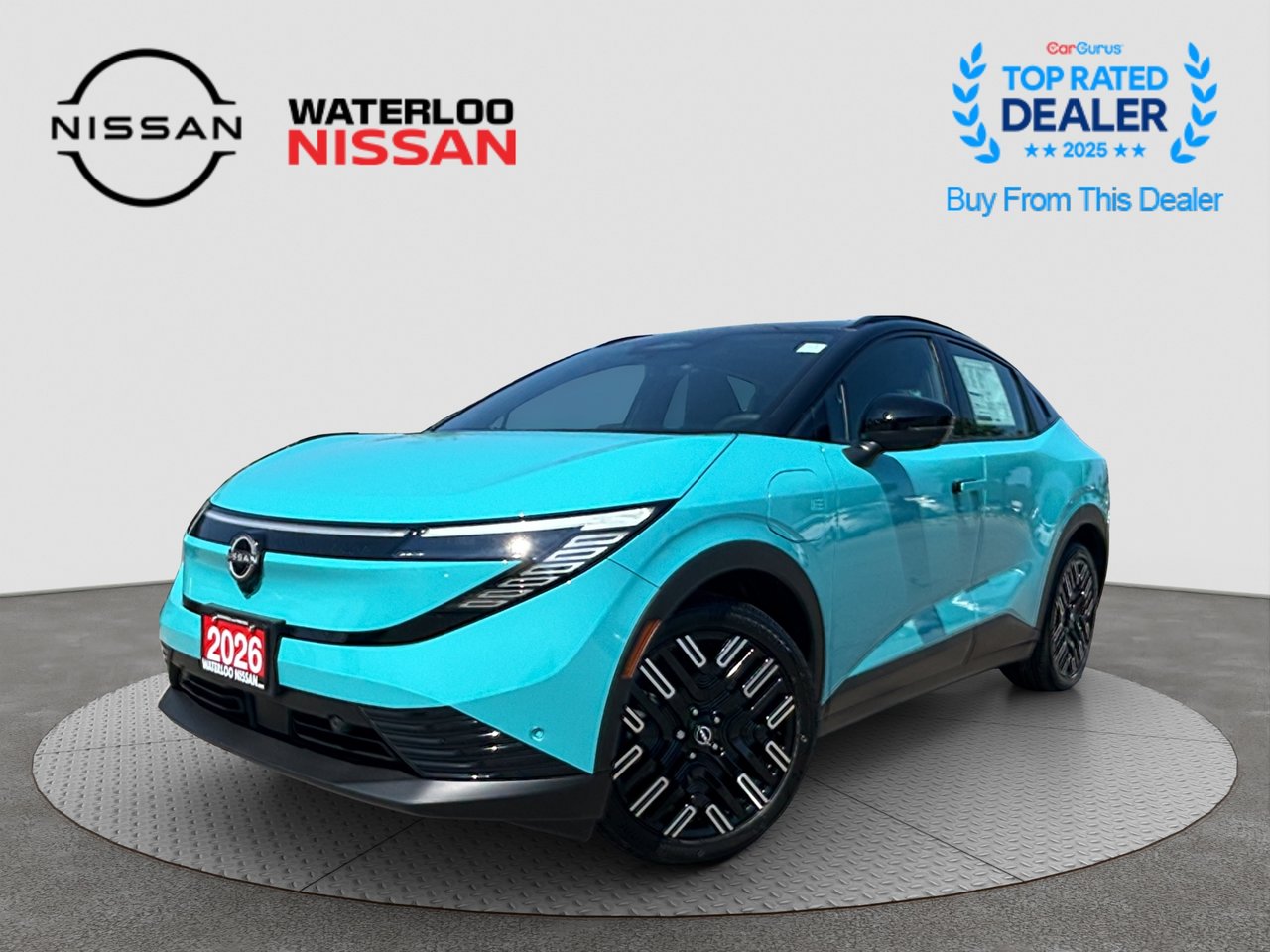 Two-tone Black / Turquoise Blue 2026 Nissan LEAF SUV / Crossover Front-Wheel Drive Automatic