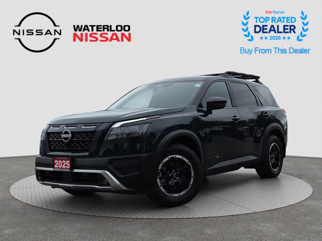 Black (OBSIDIAN GREEN PEARL 2TONE) 2025 Nissan Pathfinder SUV / Crossover All-Wheel Drive Automatic