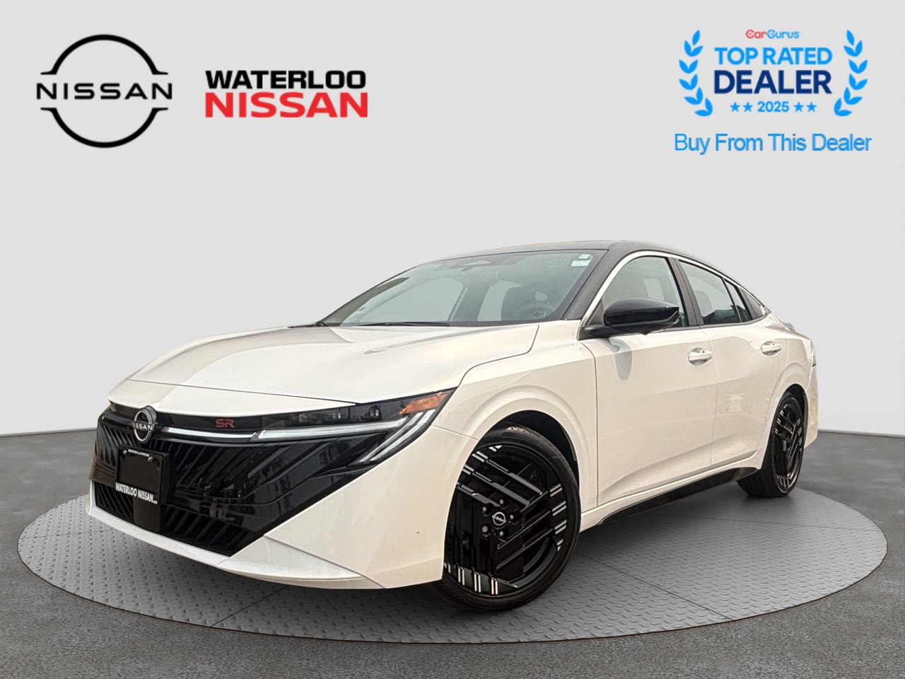 Aspen White TriCoat (Super Black Roof) 2026 Nissan Sentra Sedan Automatic