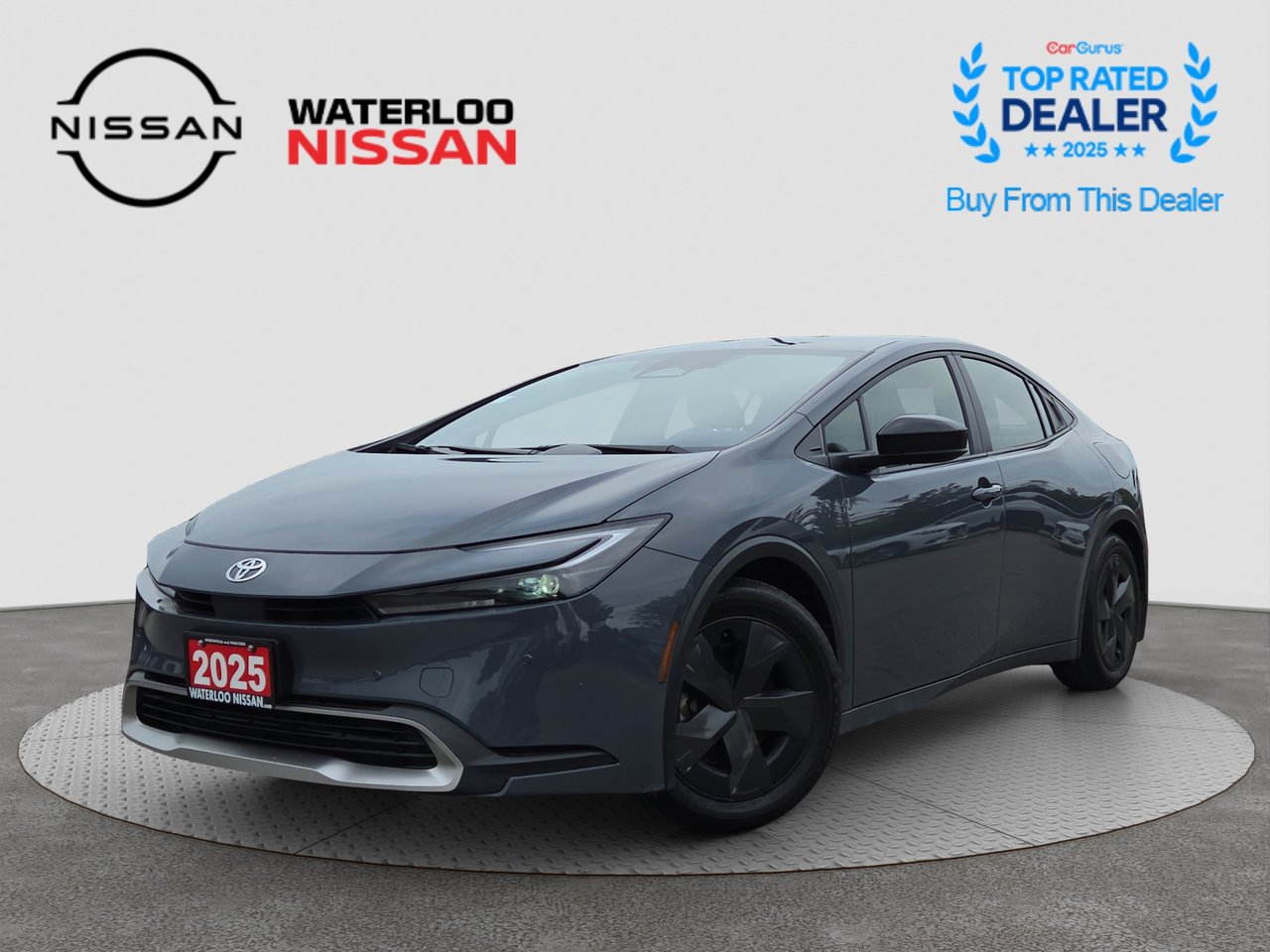 GUARDIAN GRAY 2025 Toyota Prius Plug-In Hybrid Hatchback Front-Wheel Drive 