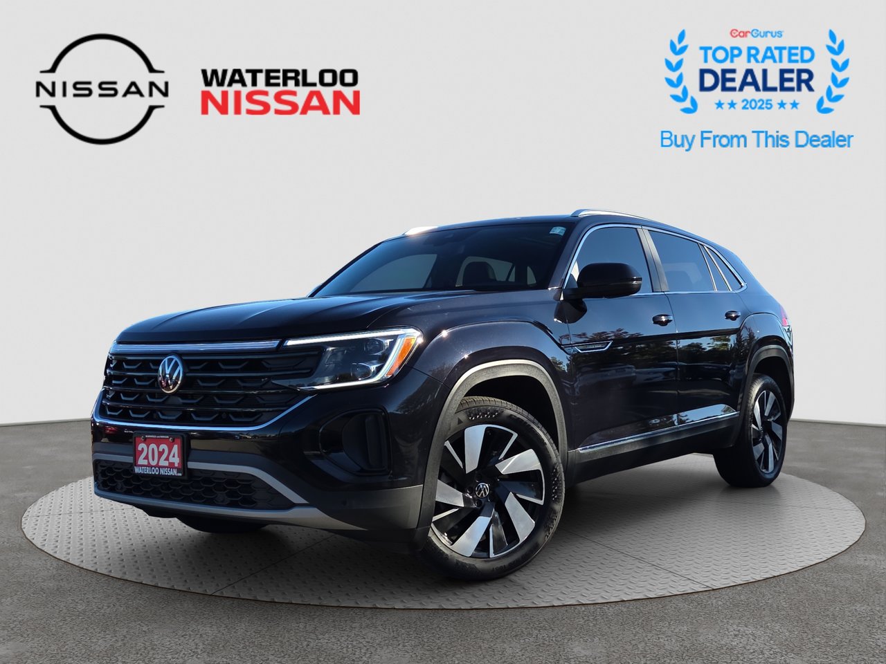 DEEP BLACK PEARL 2024 Volkswagen Atlas Cross Sport SUV / Crossover Automatic