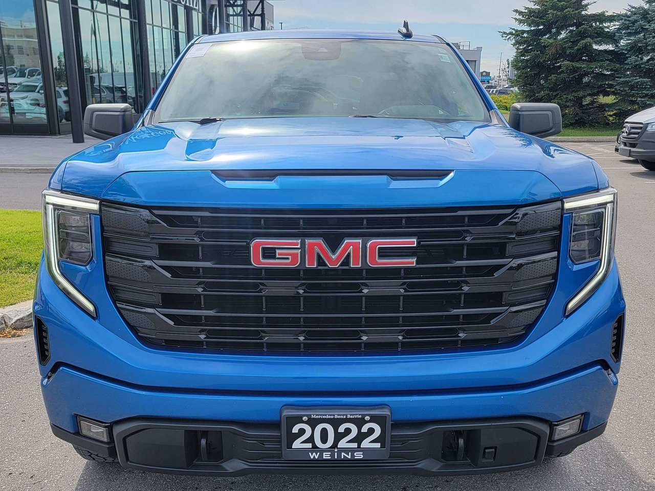 Blue 2022 GMC Sierra 1500 Pickup Truck Four-Wheel Drive
