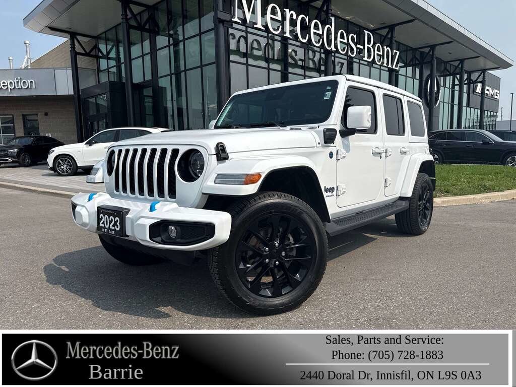 White 2023 Jeep Wrangler 4xe SUV / Crossover Four-Wheel Drive