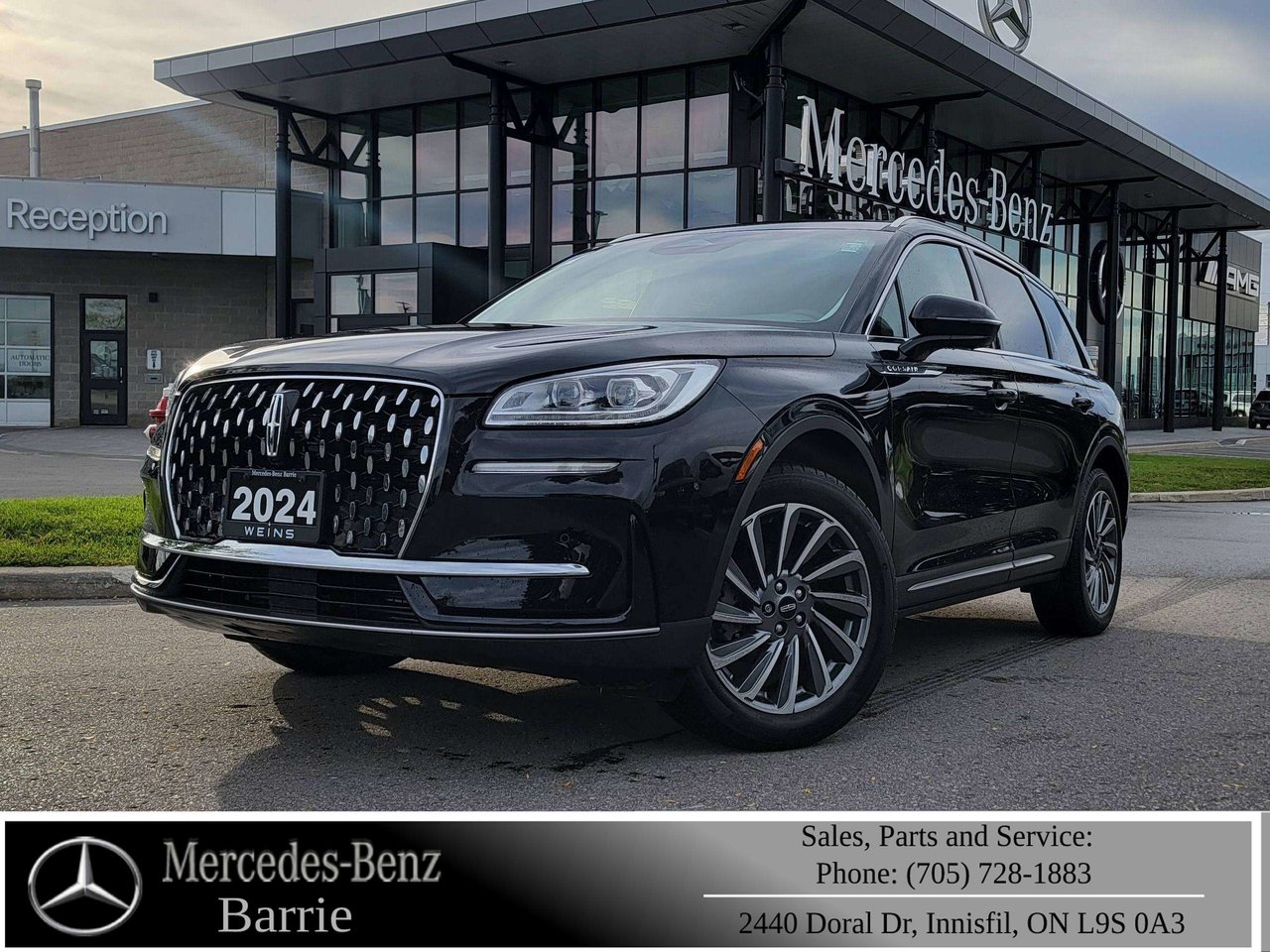Black 2024 Lincoln Corsair SUV / Crossover All-Wheel Drive
