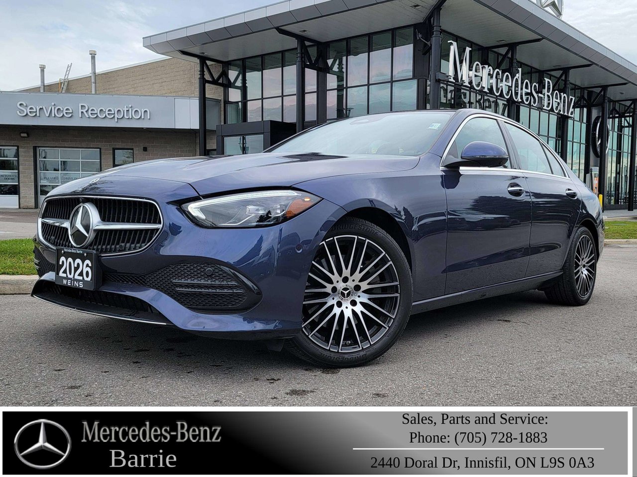 SODALITE BLUE METALLIC 2026 Mercedes-Benz C-Class Sedan All-Wheel Drive