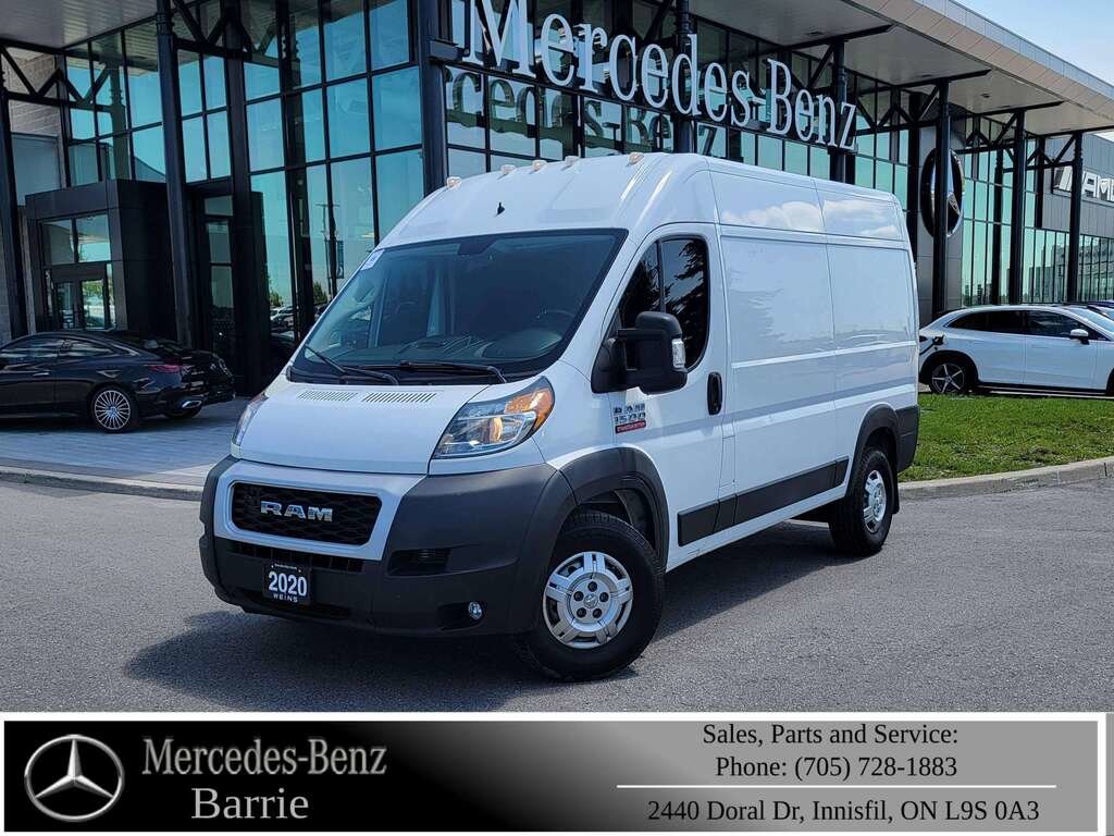 White 2020 RAM ProMaster Van Front-Wheel Drive