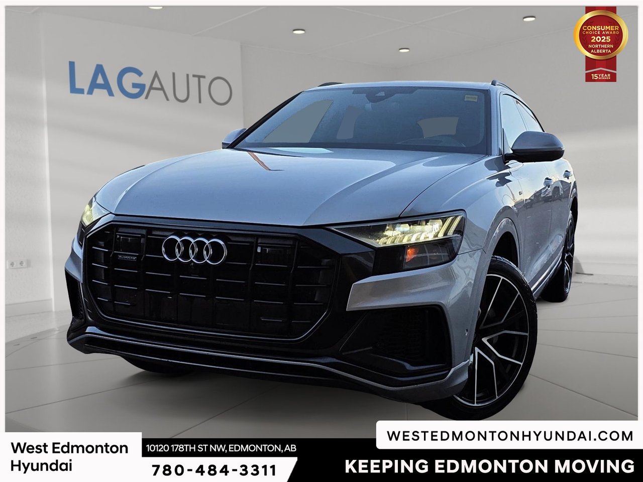 Night Black 2019 Audi Q8 SUV / Crossover Automatic