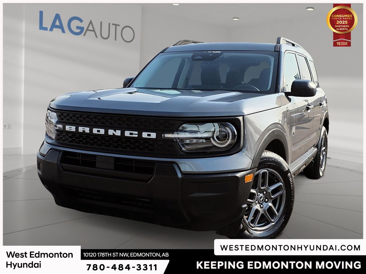Gray Metallic 2026 Ford Bronco Sport SUV / Crossover All-Wheel Drive Automatic