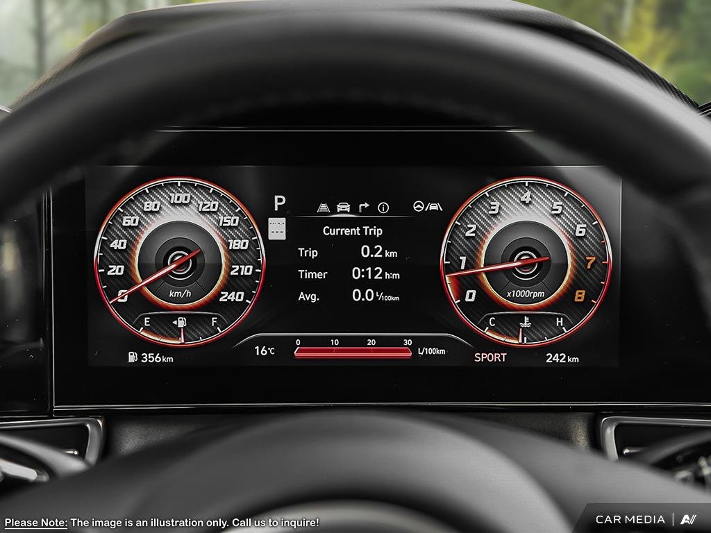 2025 Hyundai Elantra Hybrid Luxury Two-Tone Interior-11