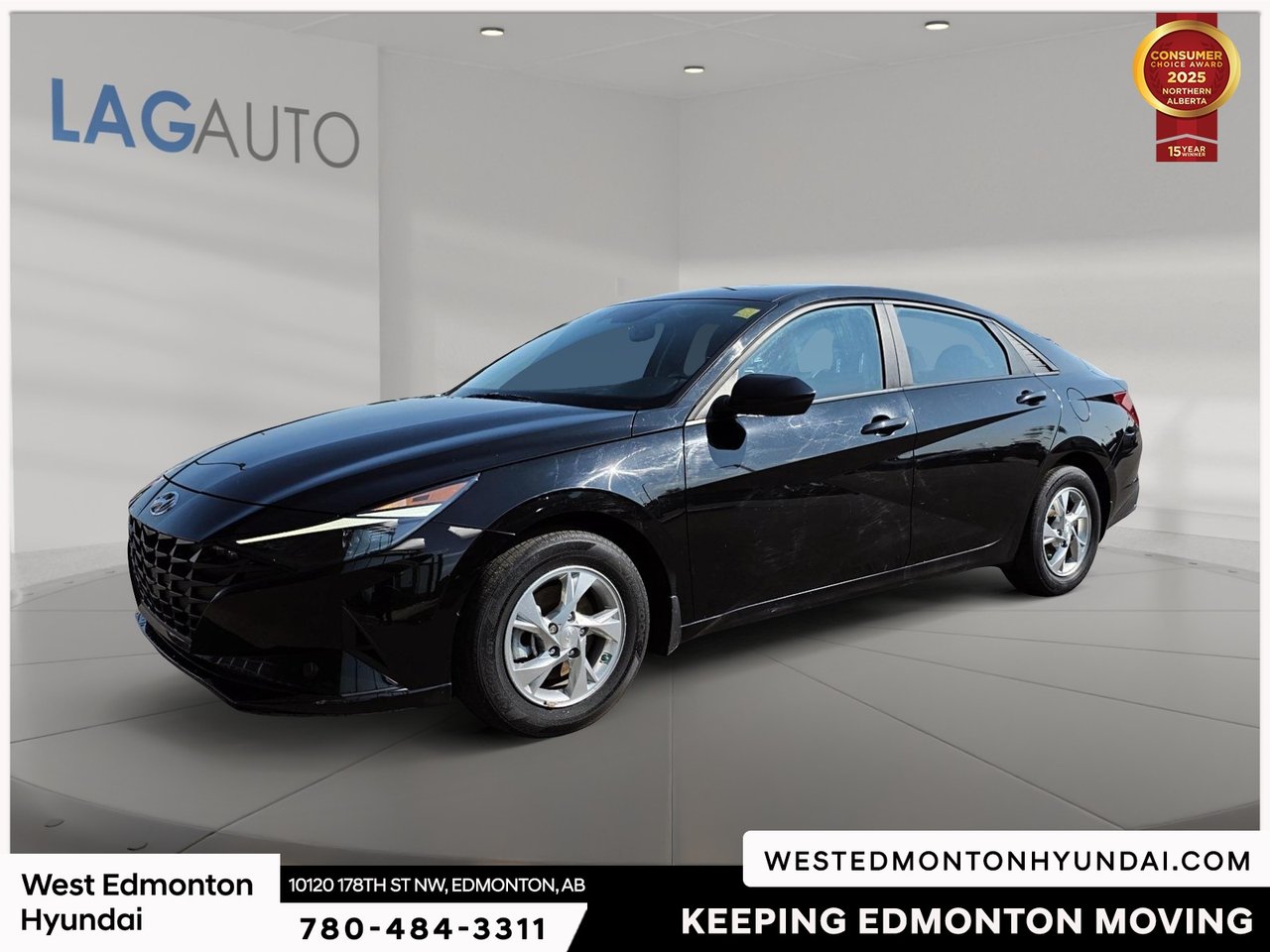 Black 2023 Hyundai Elantra Sedan  Continuously Variable Transmission