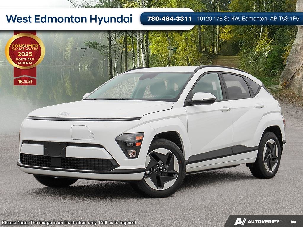 Atlas White 2026 Hyundai Kona Electric Preferred FWD SUV / Crossover Automatic