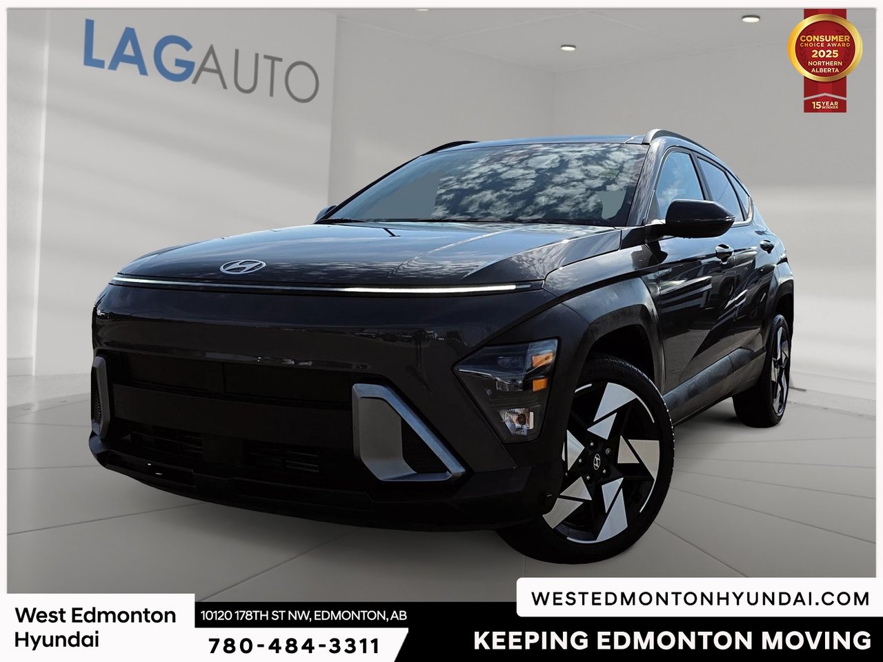Ecotronic Gray Pearl 2025 Hyundai Kona SUV / Crossover Automatic