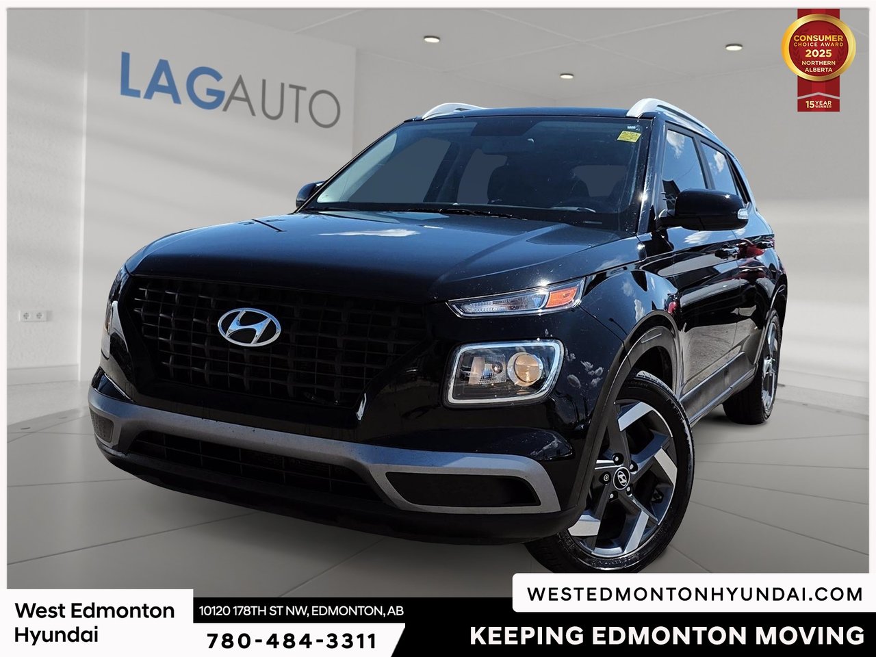 Black Noir Pearl 2020 Hyundai Venue SUV / Crossover