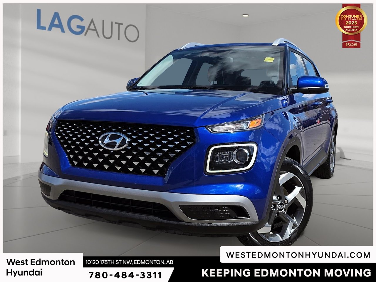 Intense Blue 2022 Hyundai Venue SUV / Crossover