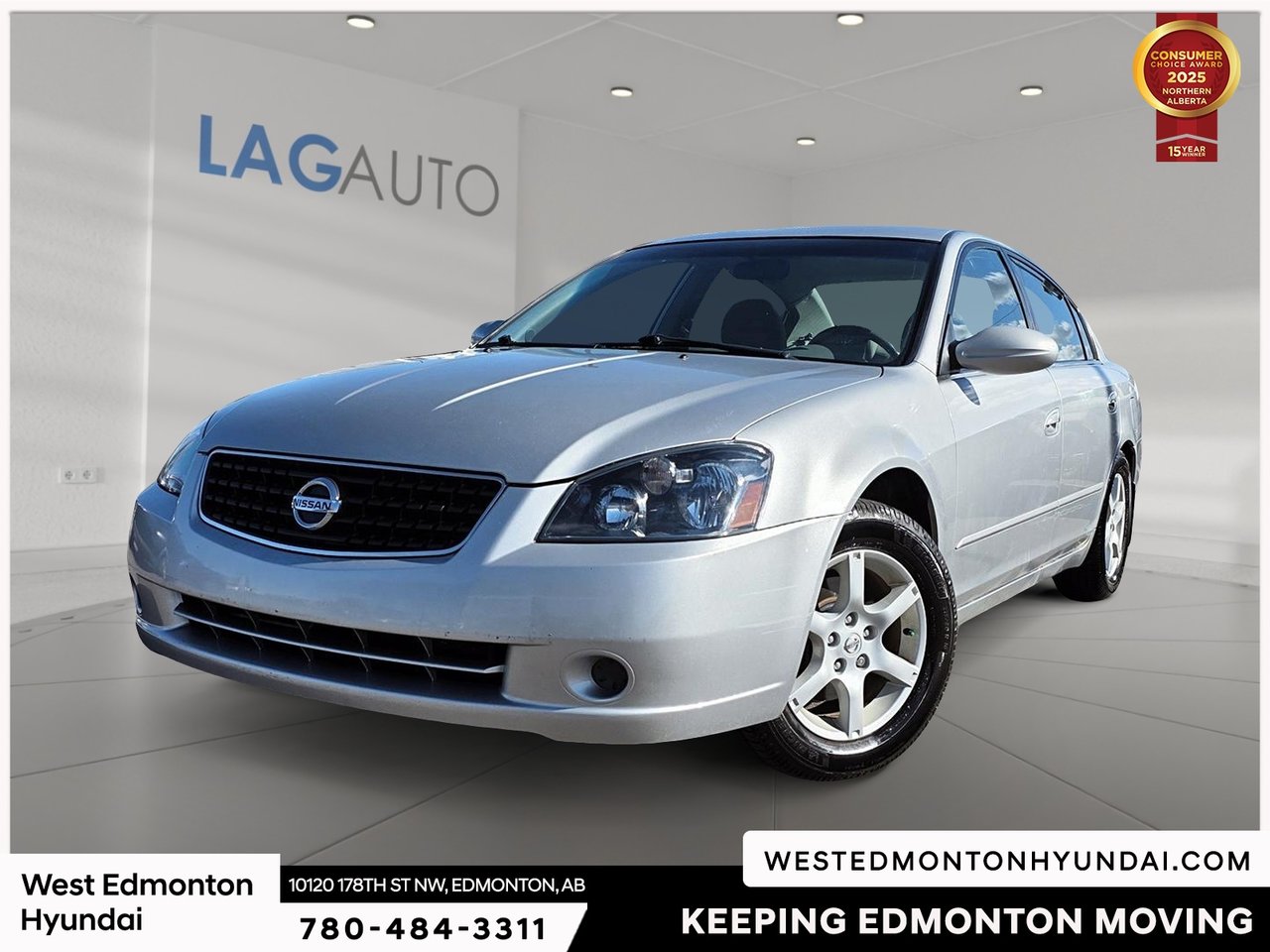 Sheer Silver Metallic 2005 Nissan Altima Sedan Front-Wheel Drive Automatic