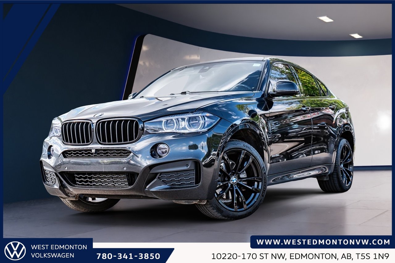 Black 2019 BMW X6 SUV / Crossover All-Wheel Drive Automatic