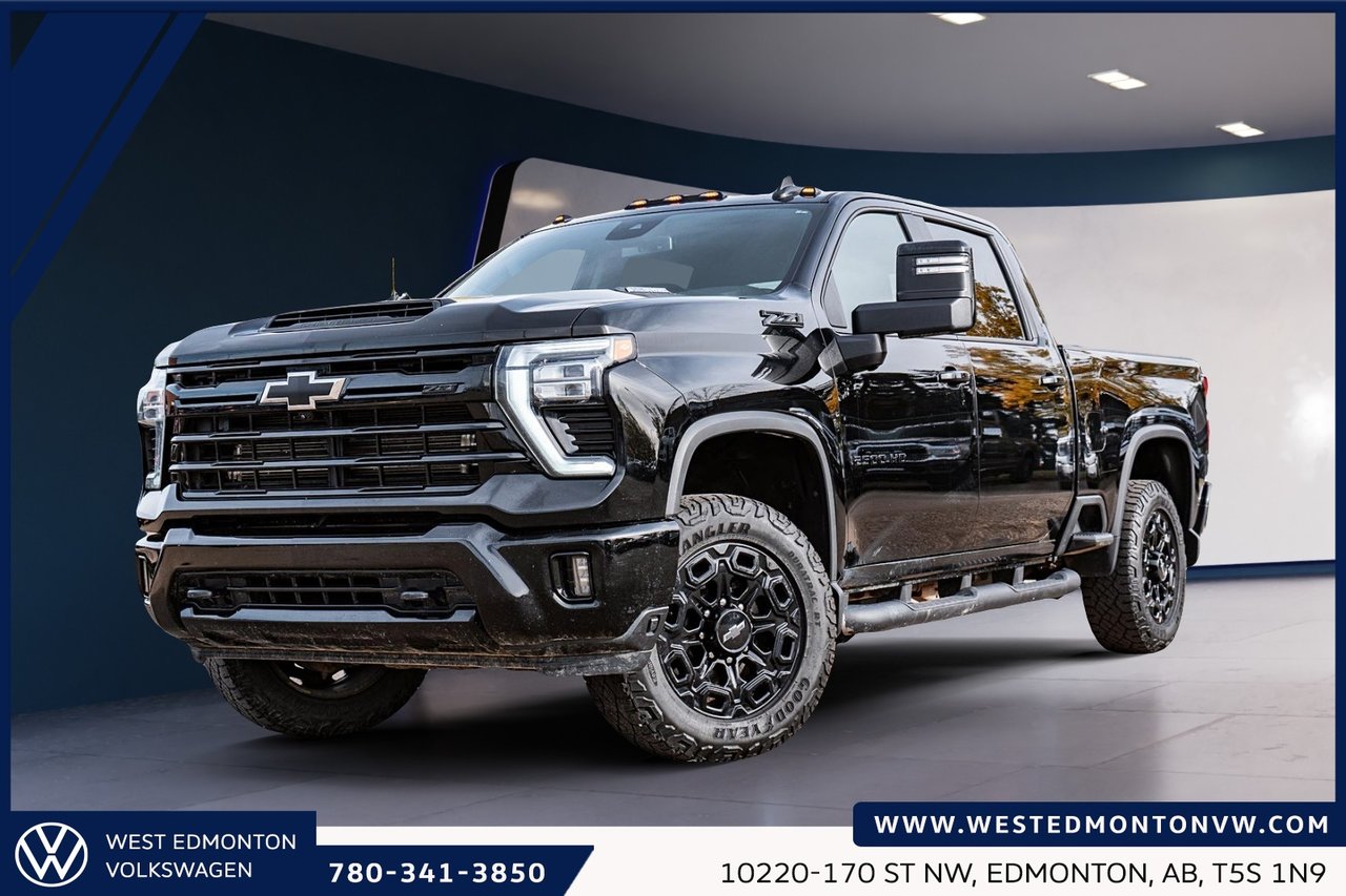 Black 2024 Chevrolet Silverado 2500HD Pickup Truck Four-Wheel Drive Automatic