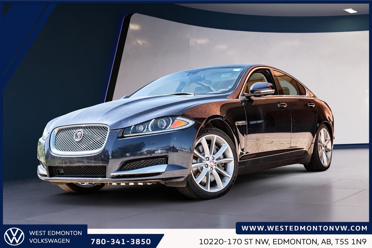 Blue 2015 Jaguar XF Sedan Automatic