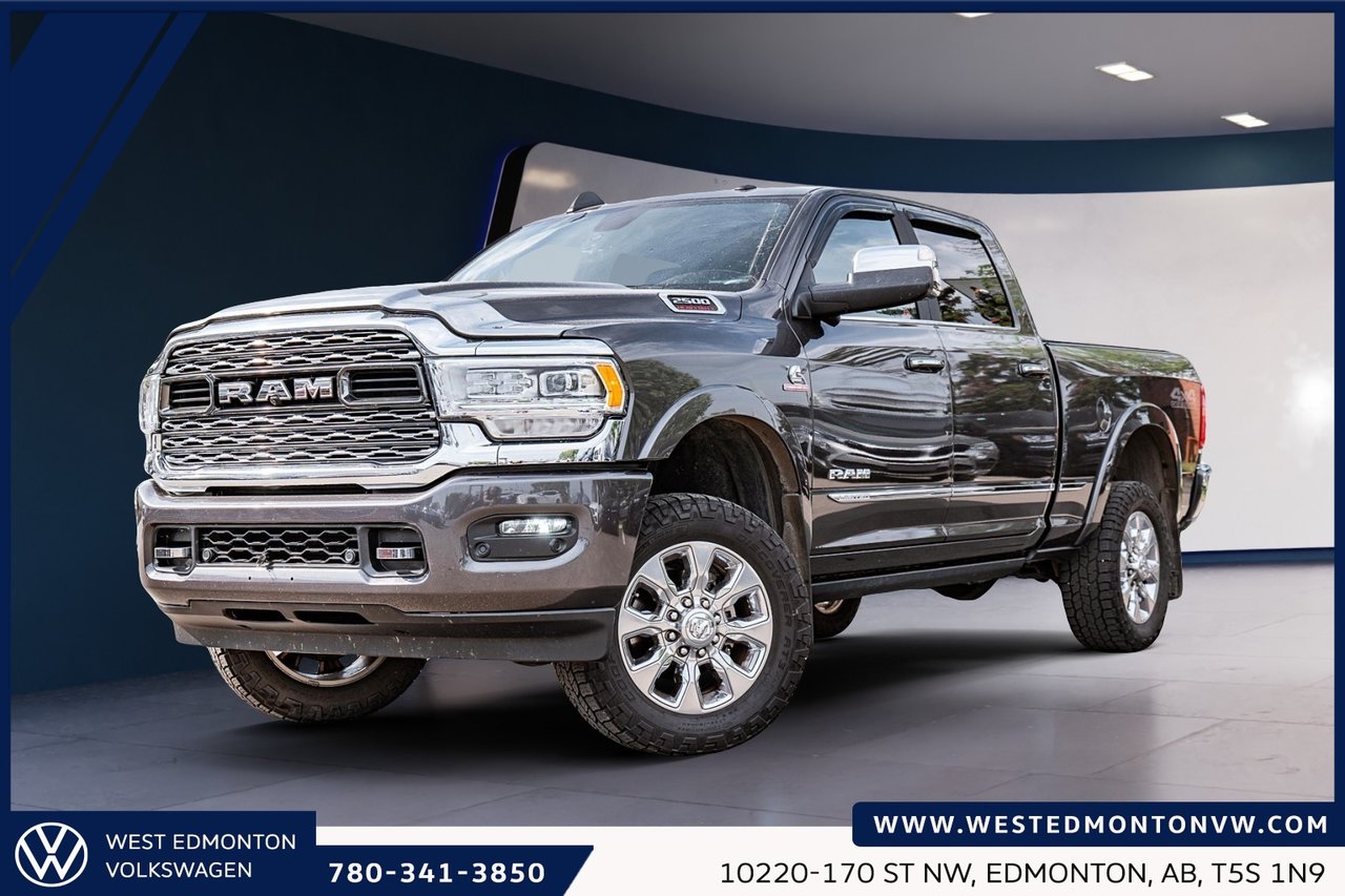Gray 2022 RAM 2500 Limited Crew Cab 4WD Pickup Truck Four-Wheel Drive Automatic