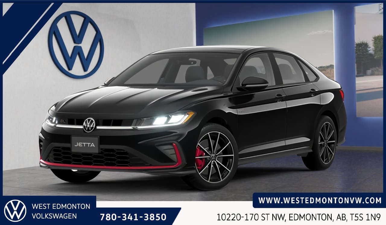 Deep Black Pearl 2027 Volkswagen Jetta GLI Sedan Front-Wheel Drive Automatic