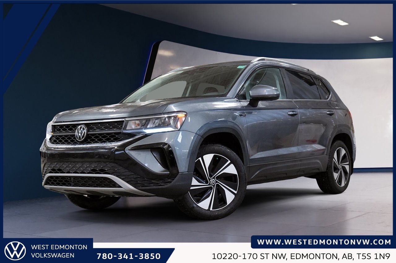 Gray 2024 Volkswagen Taos Comfortline 4Motion SUV / Crossover Automatic