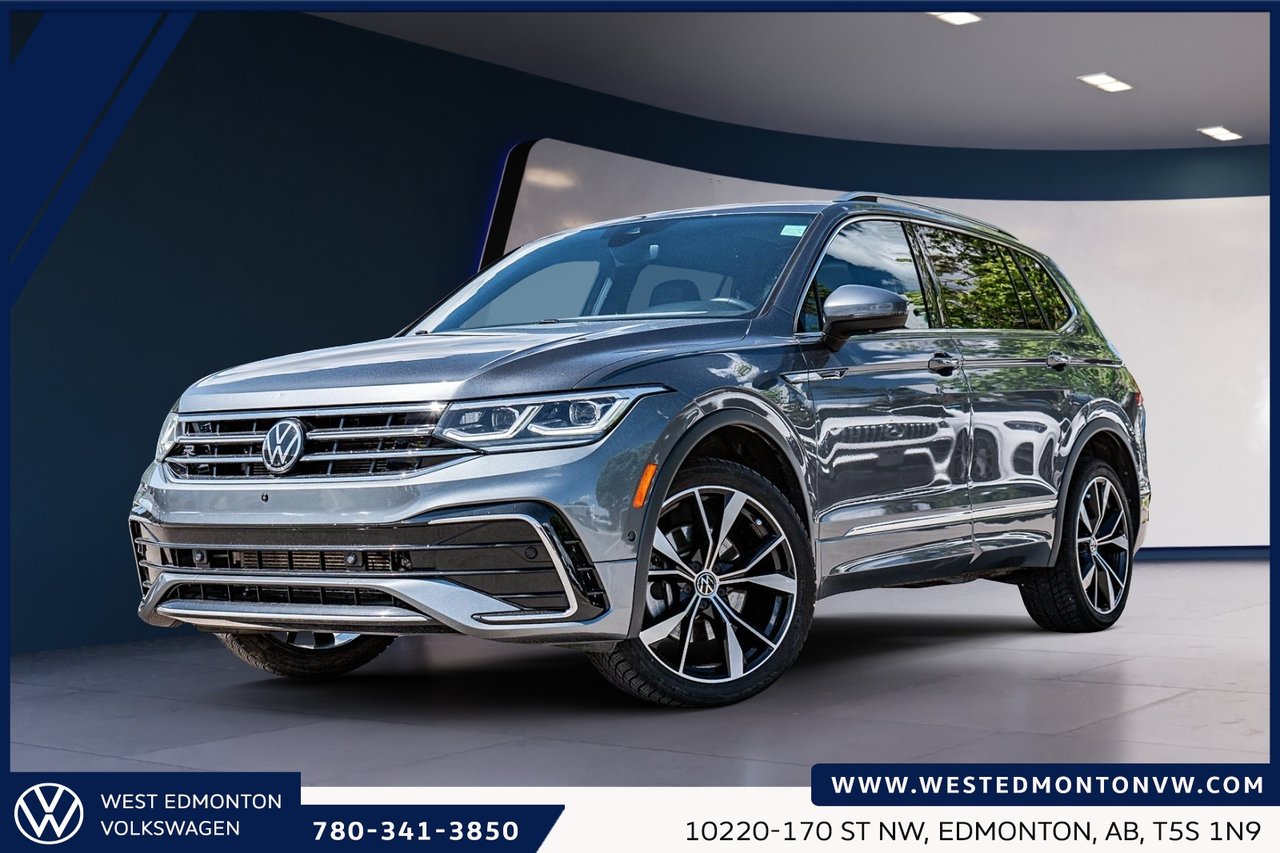 Gray 2022 Volkswagen Tiguan Highline R-Line 4Motion SUV / Crossover Automatic