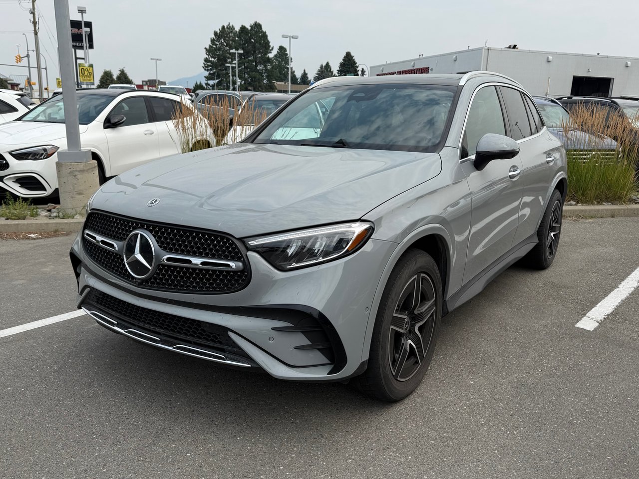 Gray (MANUFAKTUR Alpine Grey) 2026 Mercedes-Benz GLC SUV / Crossover All-Wheel Drive Automatic