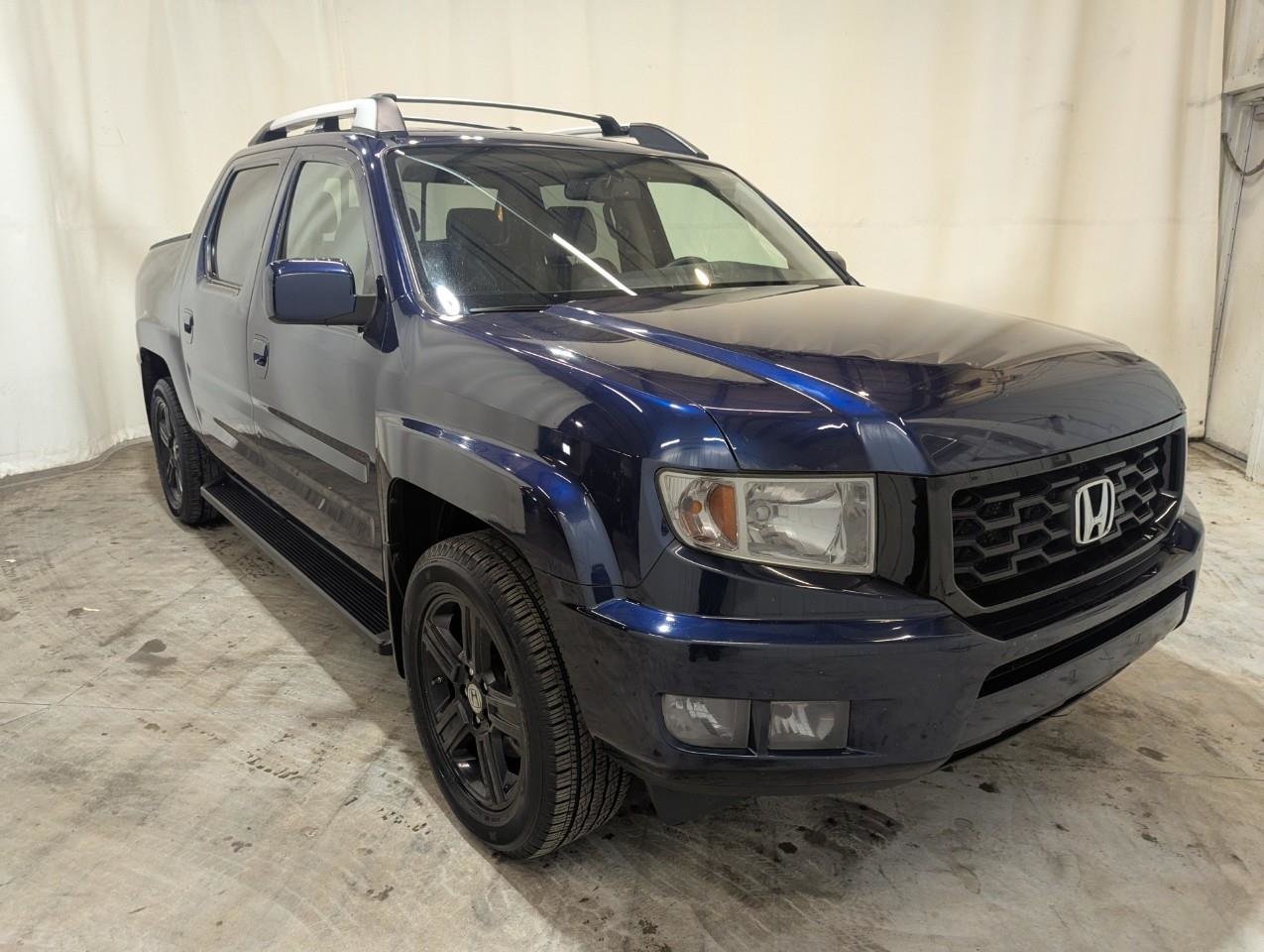 Blue 2014 Honda Ridgeline Pickup Truck Automatic