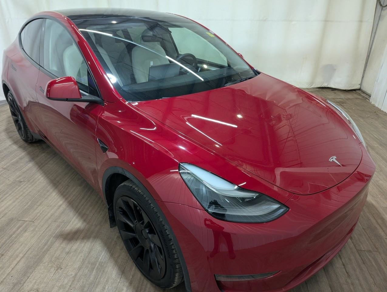 Red 2023 Tesla Model Y SUV / Crossover All-Wheel Drive Automatic