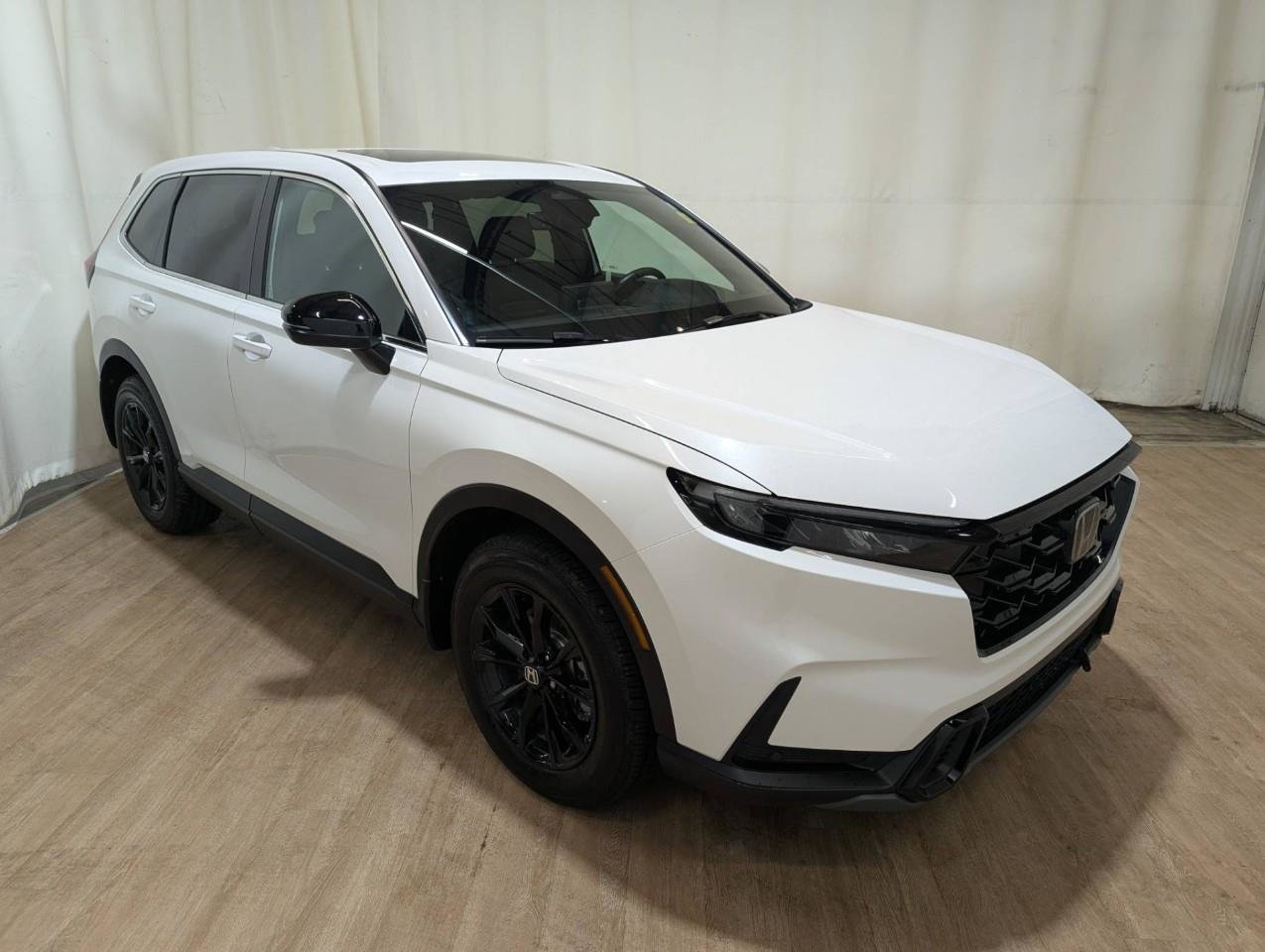 White 2025 Honda CR-V Hybrid SUV / Crossover  Continuously Variable Transmission